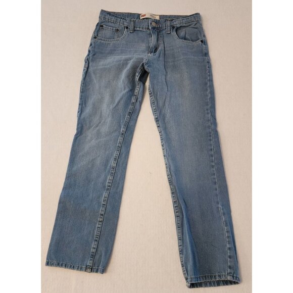 Levis 511 Slim Fit Jeans W28 L28 Light Wash Denim Made In Kenya - Picture 1 of 14